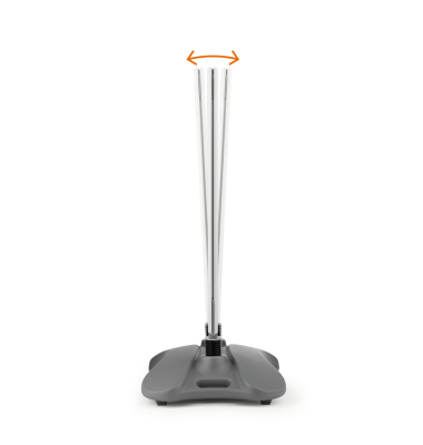 Kundenstopper HEAVY BASE OUTDOOR 506723, silber