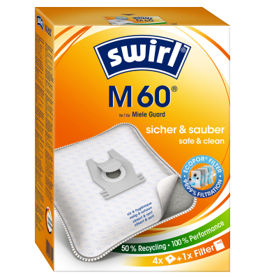 Staubsaugerbeutel M60 EcoPor Miele 4St
