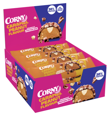 Riegel Crunchy Protein Caramel Peanut 12St