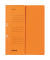 &Ouml;senhefter Manila - RC - Serie 80003874, A4 orange halber Vorderdeckel, Recycling-Manilakarton 250g