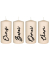 Adventsstumpen-Kerze 4ST eins-vier creme