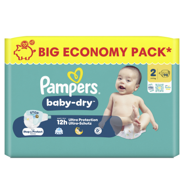Windeln Baby Dry Mini, Gr&ouml;&szlig;e 2 (4-8 kg)