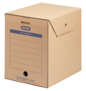 Archivbox Maxi tric system 100421092, A4, braun, innen 33,3x23,6x30,8cm (TxBxH), Wellpappe