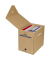 Archivbox Maxi tric system 100421092, A4, braun, innen 31x23,5x32,5cm (HxBxT), Wellpappe