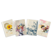 Notizbuch 46857, mehrfarbig, A5, sortiert, 75g, 60 Blatt / 120 Seiten
