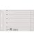 Trennbl&auml;tter 1656 1656-00-85 A5 quer grau 200g Karton
