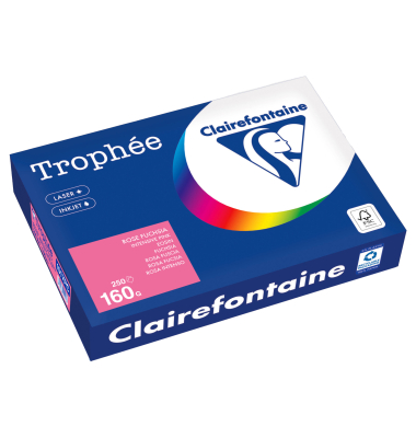 Kopierpapier Trophee 1017PC eosin intensiv A4 160g