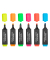 Textmarker-Set 236513, 6-farbig sortiert, 2-5mm Keilspitze