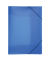 Eckspannmappe Lucy Colours 21638-07, A3 blau-transparent Polypropylen (PP) 80g, f&uuml;r ca. 250 Blatt, mit 3 Einschlagklappen