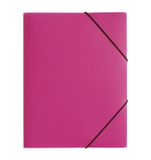 Eckspannmappe Lucy Trend 21638-34, A3 dunkelrosa/pink Polypropylen (PP), mit 3 Einschlagklappen