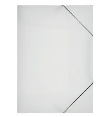 Eckspannmappe Lucy Trend 21638-19, A3 farblos-transparent Polypropylen (PP), mit 3 Einschlagklappen