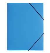Eckspannmappe Lucy Trend 21638-13, A3 hellblau Polypropylen (PP), f&uuml;r ca. 250 Blatt, mit 3 Einschlagklappen