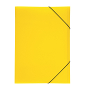 Eckspannmappe Lucy Trend 21638-04, A3 maisgelb Polypropylen (PP), f&uuml;r ca. 250 Blatt  (80 g/m&sup2;), mit 3 Einschlagklappen