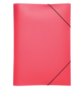 Eckspannmappe Lucy Trend 21638-03, A3 rot Polypropylen (PP), f&uuml;r ca. 250 Blatt  (80 g/m&sup2;), mit 3 Einschlagklappen