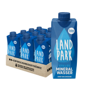 Mineralwasser Landpark NATURELL 12 x 0,5 Liter  still ohne Kohlens&auml;ure