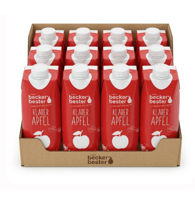 Apfelsaft, klar, 0,33 Liter Tetrapack