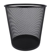 Papierkorb Mesh E-744608 00, rund, schwarz