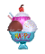 Folienballon Happy Birthday Eisbecher