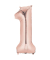 Folienballon Zahl 1 - rose gold