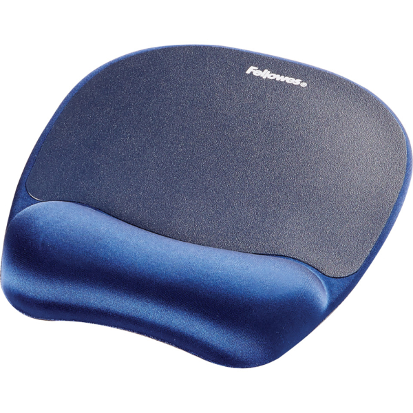 Handgelenkauflage mit Mauspad Memory Foam - 196 x 20 x 230 mm Textil saphir 0043859497829 FELLOWES
