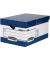 Archivcontainer System ERGO-Stor Maxi 0048901, A4, blau/wei&szlig;, innen 54,5x37,8x29,3cm (TxBxH), Recyclingkarton