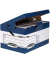 Archivbox ERGO-Stor Maxi 0048901, A4, blau/wei&szlig;, innen 54,5x37,8x29,3cm (TxBxH), Recyclingkarton
