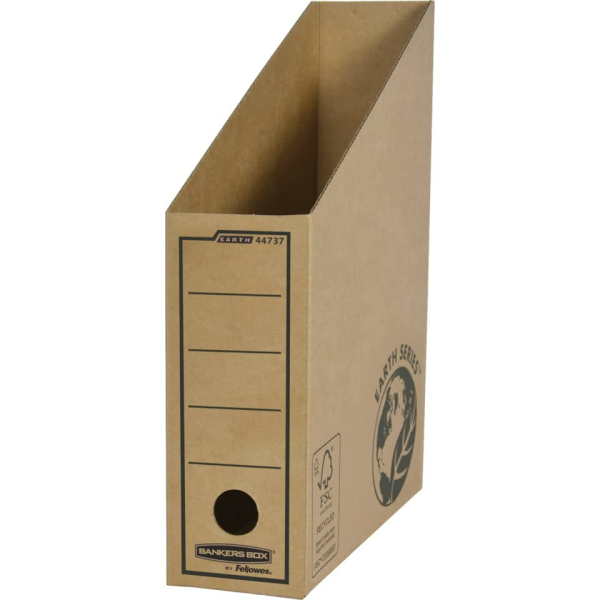 10 x Bankers Box Magazinarchiv Bankers Box Earth 80x320x265 mm braun