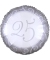 Folienballon Silberhochzeit 25