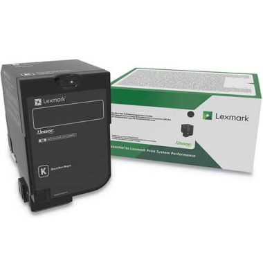 Lasertoner Return schwarz LEXMARK 71C20K0 - Projekttoner -