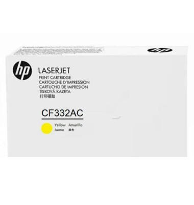 Lasertoner Nr. 654AC yellow HP CF332AC Projekttoner
