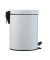 Tretabfalleimer CEP 90349, 5 Liter, Edelstahl, KunststoffTragegriff Deckel Einsatz Griffrand