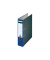 Ordner Standard 220122, A4 80mm breit Karton schwarz/blau