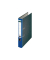 Ordner Standard 221122, A4 52mm schmal Karton schwarz/blau