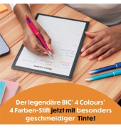Display Vierfarbkugelschreiber 4 Colours&reg, Smooth Gradient, 0,4mm BIC 524093