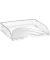 Briefablage 135/2 1135230111, A4/C4 quer, glasklar, Polystyrol stapelbar