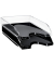 Briefablage DENIA 1002000111, A4/C4, glasklar, Polystyrol stapelbar