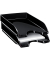 Briefablage 1002000161, A4/C4, schwarz, Polystyrol stapelbar