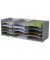 Formularbox 15 F&auml;cher A4 PS grau 857x313x327