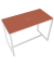 Stehtisch  easyDesk 110cm (H), 150x75cm (BxT), rechteckig, braun / wei&szlig;
