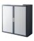 Rollladenschrank easyOffice E1CT0002300029, abschlie&szlig;bar, 2 OH, grau/anthrazit, 110x104x41,5cm (BxHxT)