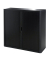 Rollladenschrank easyOffice E1CT0004400045, abschlie&szlig;bar, 2 OH, schwarz, 110x104x41,5cm (BxHxT)