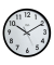  Wanduhr 2113610011, schwarz, 30cm, rund, analog