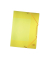 Eckspannmappe PP-Frost - Serie 6992, A3 gelb-transparent Kunststoff -, f&uuml;r ca. 100 - 120 Blatt (80 g/m&sup2;), mit 3 Einschlagklappen