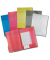 Heftbox Plastik Folders 6989, A4 farbig sortiert/transparent, 0,5cm F&uuml;llh&ouml;he, Kunststoff