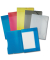Eckspannmappe PP-Frost - Serie 6999, A3 sortiert-transparent Kunststoff -, f&uuml;r ca. 100 - 120 Blatt (80 g/m&sup2;), mit 3 Einschlagkla