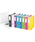 Ordner Active WOW 1106-00-99, A4 82mm breit Kunststoff vollfarbig, gl&auml;nzend, gemustert farbig sortiert