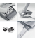 B&uuml;rolocher New NeXXT WOW 5008-10-16, gelb-metallic, bis 3mm 30 Blatt, mit Anschlagschiene