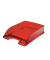 Briefablage Plus 5226-00-28, A4/C4, rot-transparent, Polystyrol stapelbar