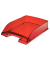 Briefablage Plus 5226-00-28, A4/C4, rot-transparent, Polystyrol stapelbar