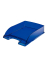 Briefablage Plus 5226-00-39, A4/C4, dunkelblau-transparent, Polystyrol stapelbar